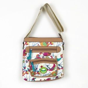 Lily Bloom Bird Crossbody Bag Purse